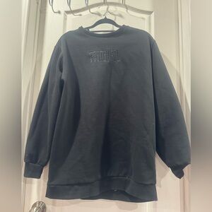 POSTER GIRL Black Crewneck Sweater